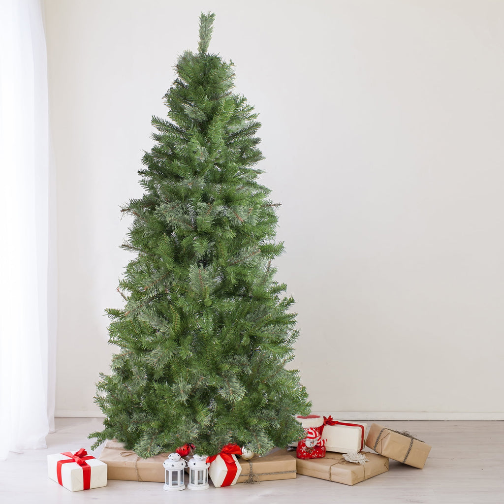 6.5' Atlanta Mixed Cashmere Pine Medium Artificial Christmas Tree - Unlit