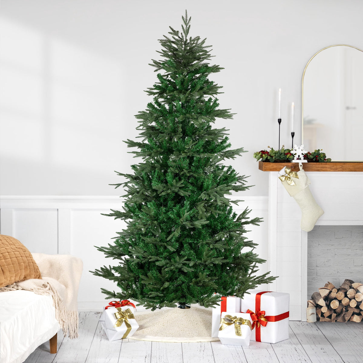 Northlight Real Touch™️ Full Hudson Fir Artificial Christmas Tree - Unlit - 6.5'