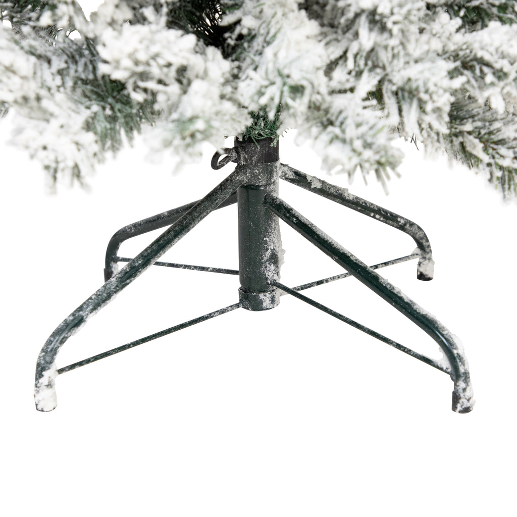 Northlight Pencil Flocked Pine Artificial Christmas Tree - 6' - Unlit