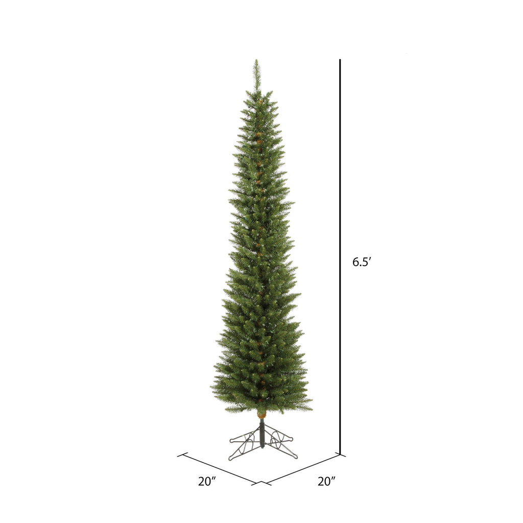 Vickerman 6.5' Durham Pole Pine Artificial Christmas Tree, Unlit