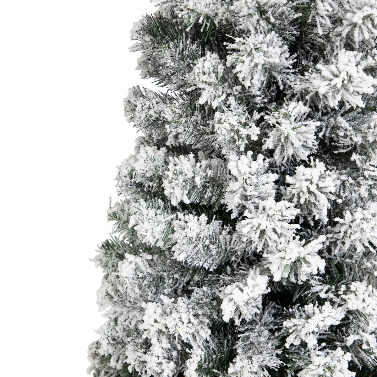 Northlight Pencil Flocked Pine Artificial Christmas Tree - 6' - Unlit