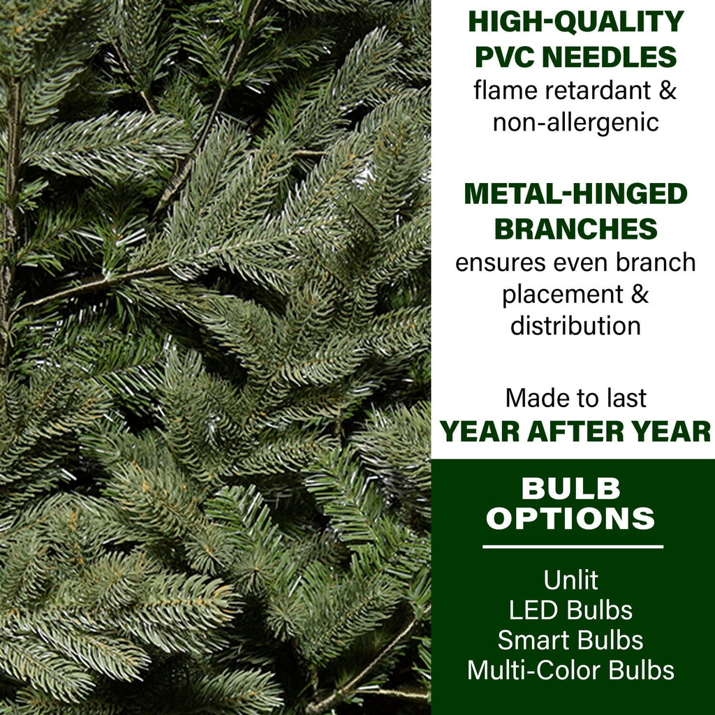 Fraser Hill Farm Woodside Pine 7.5 ft Christmas Tree, FFWS075-0GR