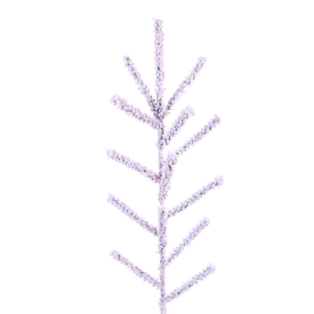 Vickerman 4.5' x 43" Flocked Pistol Pine Artificial Unlit Christmas Tree.