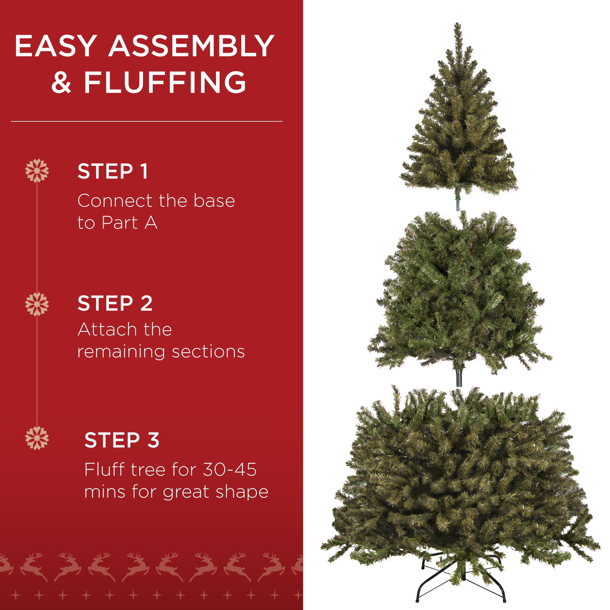 Best Choice Products 6Ft Artificial Christmas Tree, Premium Unlit Realistic Spruce Holiday Decor w/ Dense Branches