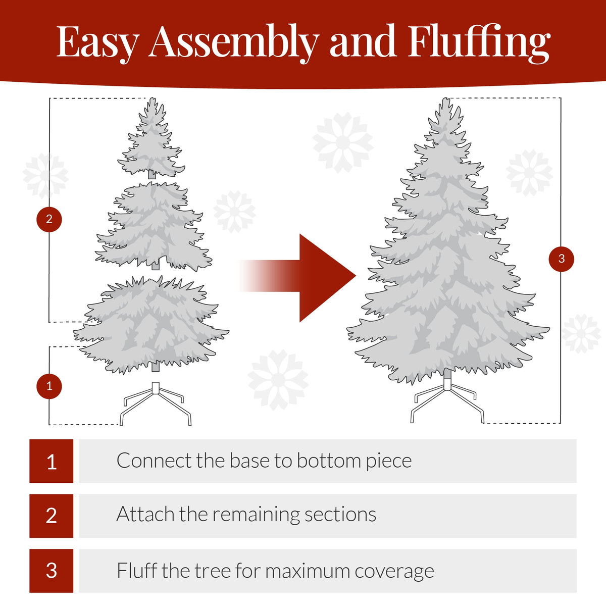 Best Choice Products Artificial Christmas Tree, 9ft Premium Unlit Pine Design, Dense Branches w/Easy Assembly - Pink