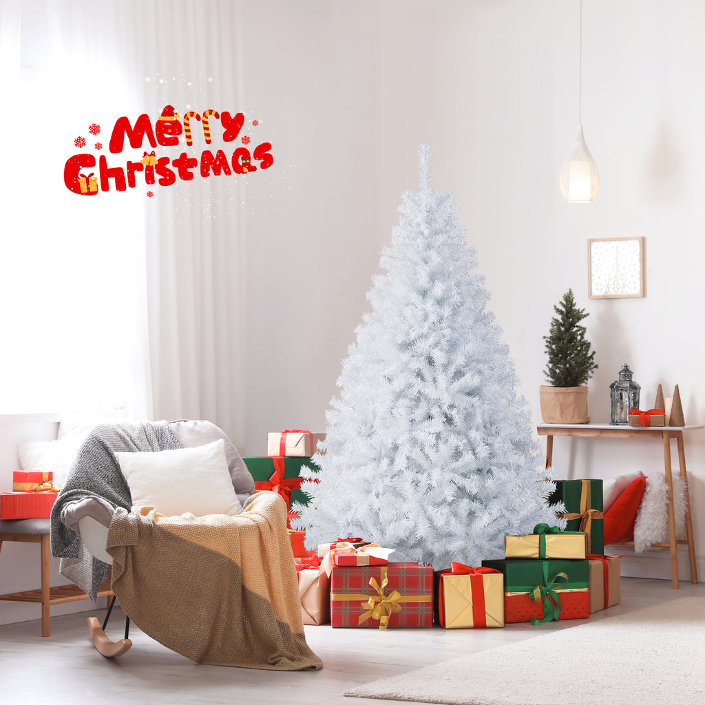Costway 9Ft Hinged Artificial Christmas Tree Pine Tree 2132 Tips Metal