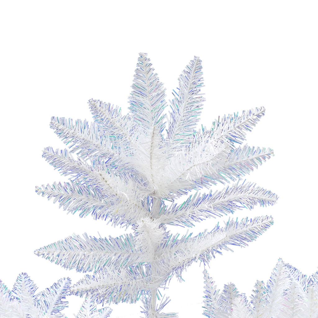Vickerman 6.5' Sparkle White Spruce Artificial Christmas Tree, Unlit