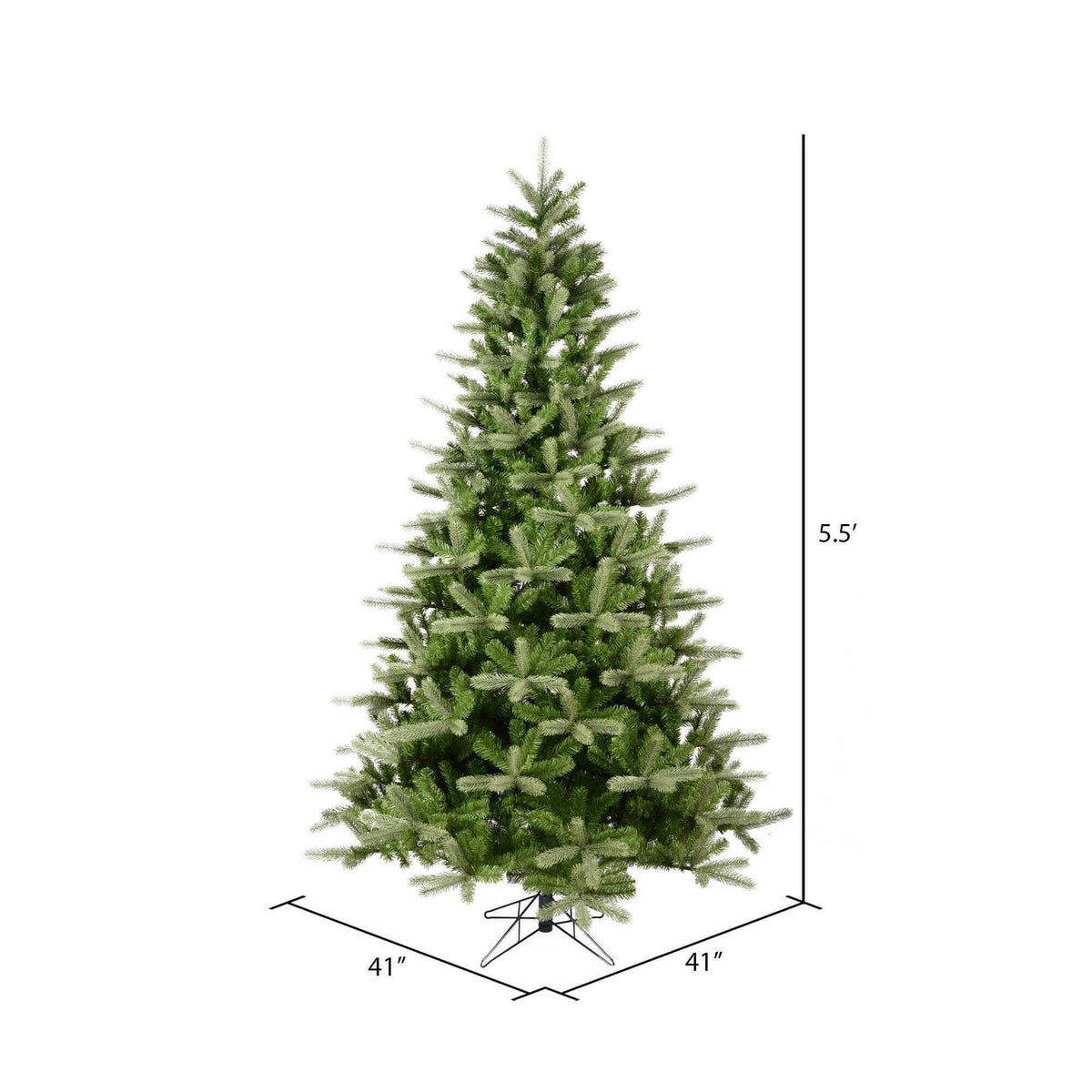 Vickerman 5.5' King Spruce Artificial Christmas Tree, Unlit