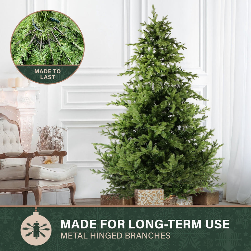 Fraser Hill Farm 6.5-Ft. Foxtail Pine Christmas Tree, FFFX065-0GR
