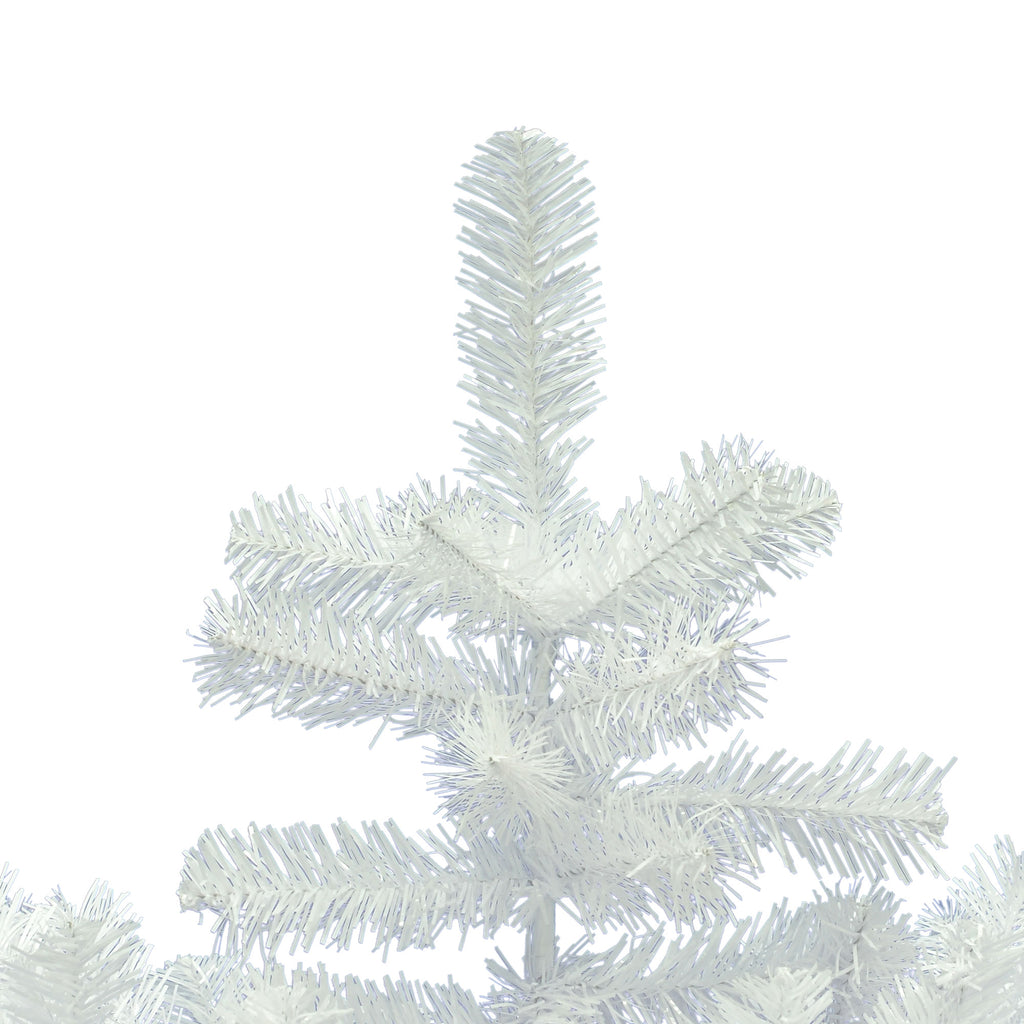 Vickerman 6.5' Crystal White Pine Slim Artificial Christmas Tree, Unlit