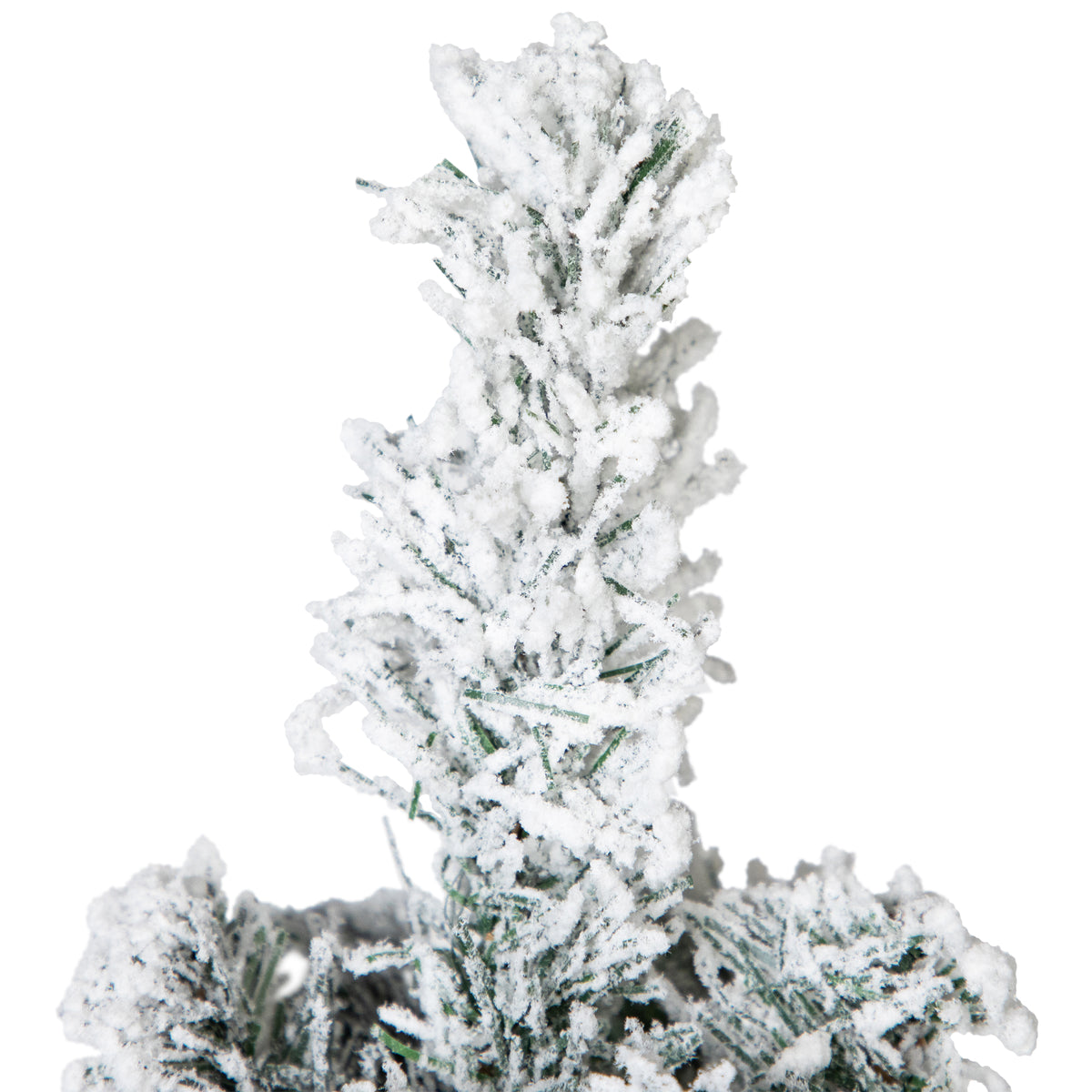 Northlight Pencil Flocked Pine Artificial Christmas Tree - 6' - Unlit