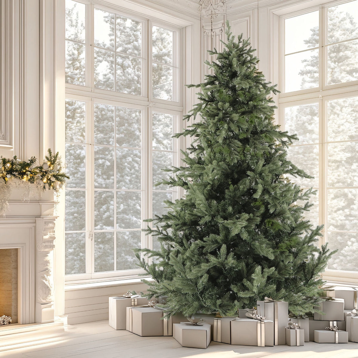 Fraser Hill Farm 6.5-Ft. Foxtail Pine Christmas Tree, FFFX065-0GR