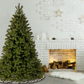 National Tree Company 7.5 ft. Feel Real® Douglas Fir Artificial Downswept Christmas Tree, Full, Green, Includes Stand
