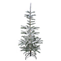Northlight Real Touch™️ Slim Flocked Nordmann Fir Artificial Christmas Tree - 6.5' - Unlit
