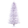 Vickerman 5.5' x 38" Flocked Slim Pistol Pine Artificial Unlit Christmas Tree.