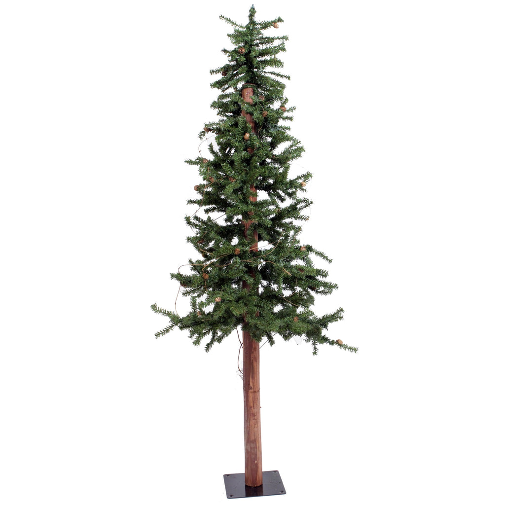 Vickerman 5' Alpine Artificial Christmas Tree, Unlit - Faux Christmas Tree - Seasonal Indoor Home Decor