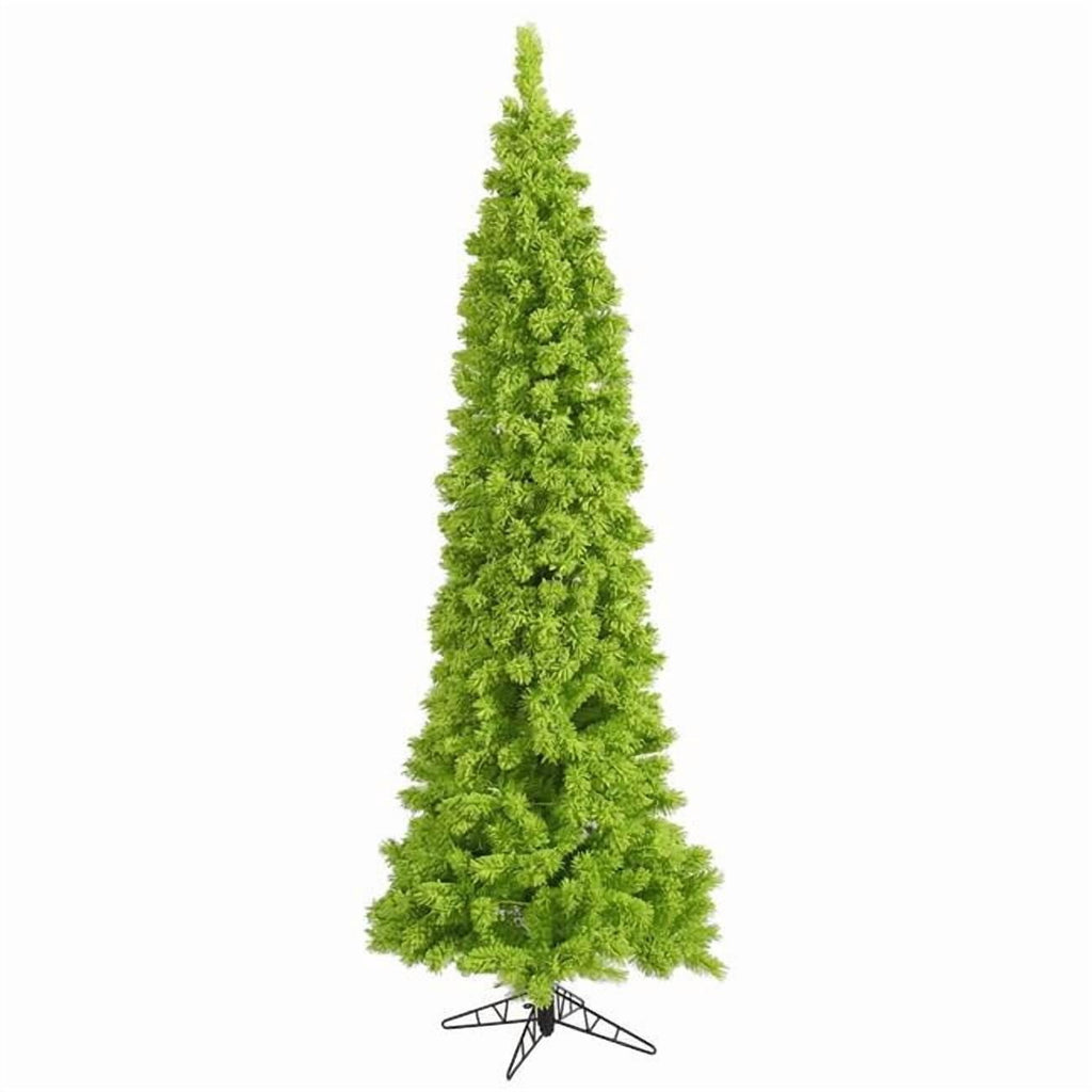 Vickerman 6.5' Flocked Lime Fir Artificial Christmas Tree, Unlit