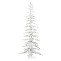 Vickerman 6' x 26" Flocked Kuna Pine Artificial Christmas Tree, Unlit