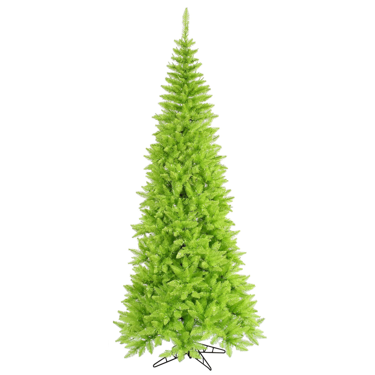 Vickerman 7.5' Lime Fir Slim Artificial Christmas Tree, Unlit