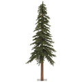 Vickerman 7' Natural Alpine Artificial Christmas Tree, Unlit - Faux Christmas Tree - Seasonal Indoor Home Decor