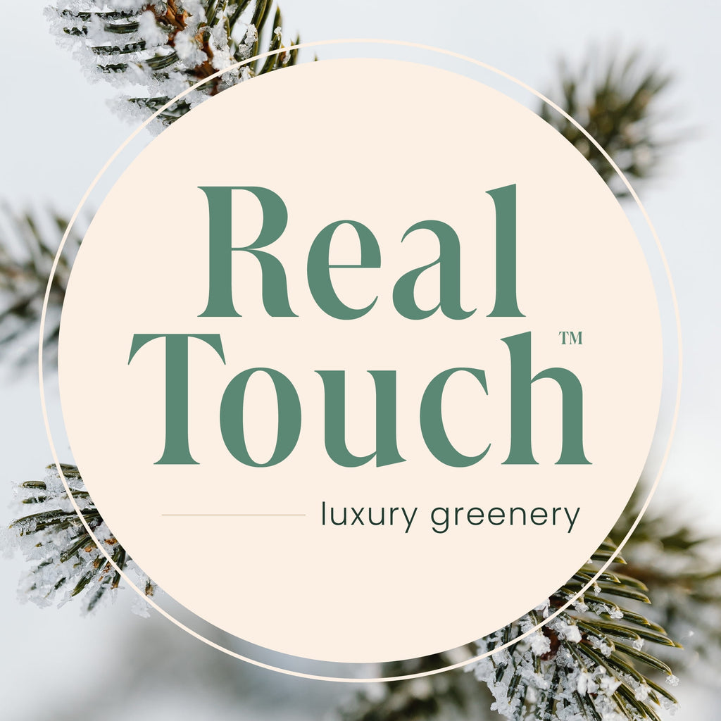 Northlight Real Touch™ Slim Flocked Nordmann Fir Artificial Christmas Tree- 4.5' - Unlit