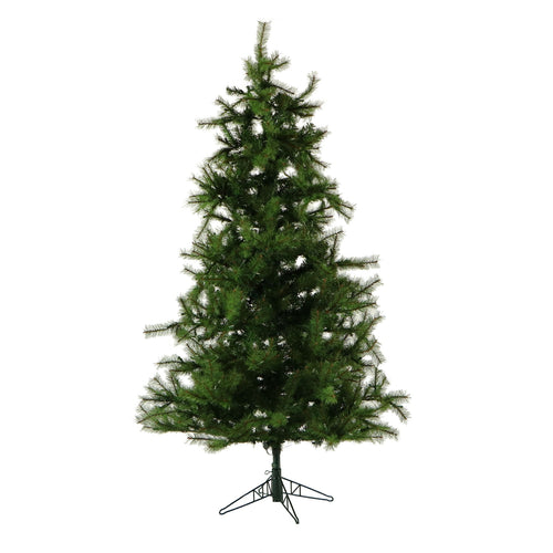 Fraser Hill Farm 7-Ft. Unlit Southern Peace Green Artificial Christmas Tree | Traditional Full Silhouette | High Quality Realistic Foliage | Foldable for Easy Storage | Holiday Decor | FFSP075-0GR
