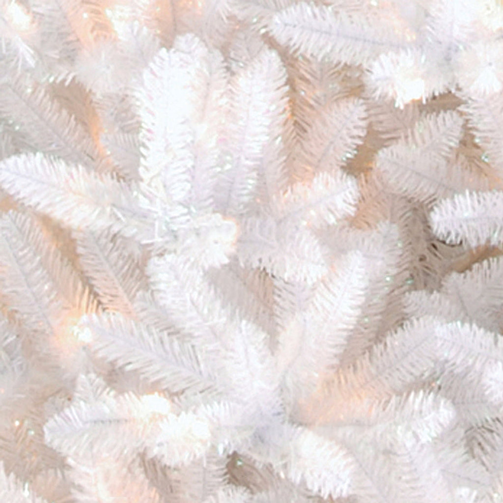 National Tree Company 6.5 ft. Artificial Dunhill Fir® Full Christmas Tree, White, Includes Stand