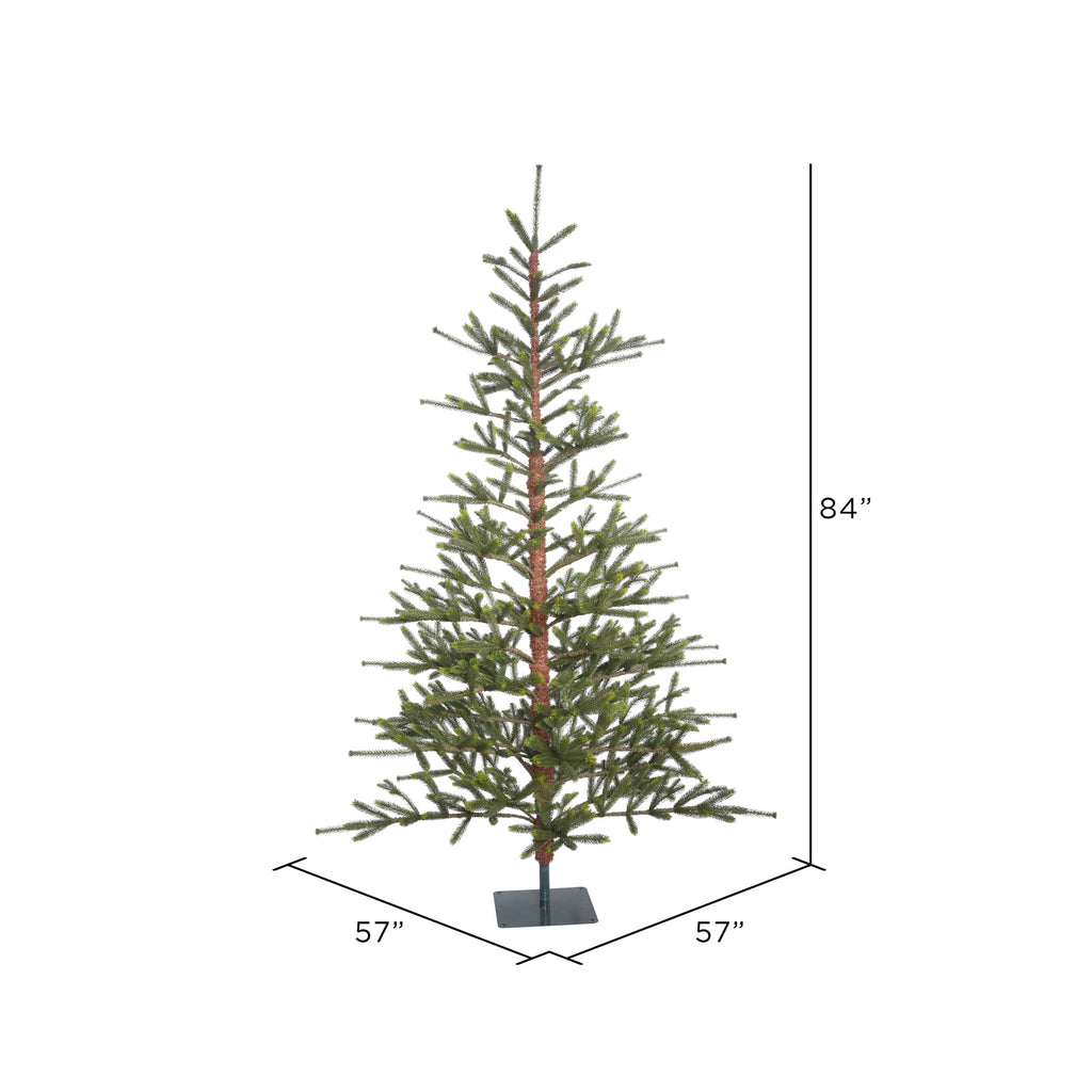 Vickerman 5' Bed Rock Pine Artificial Christmas Tree, Unlit