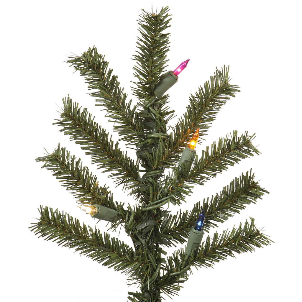 Vickerman 6' Natural Alpine Artificial Christmas Tree, Unlit - Faux Christmas Tree - Seasonal Indoor Home Decor