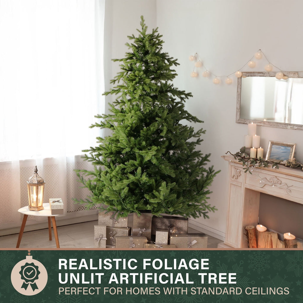 Fraser Hill Farm 6.5-Ft. Foxtail Pine Christmas Tree, FFFX065-0GR