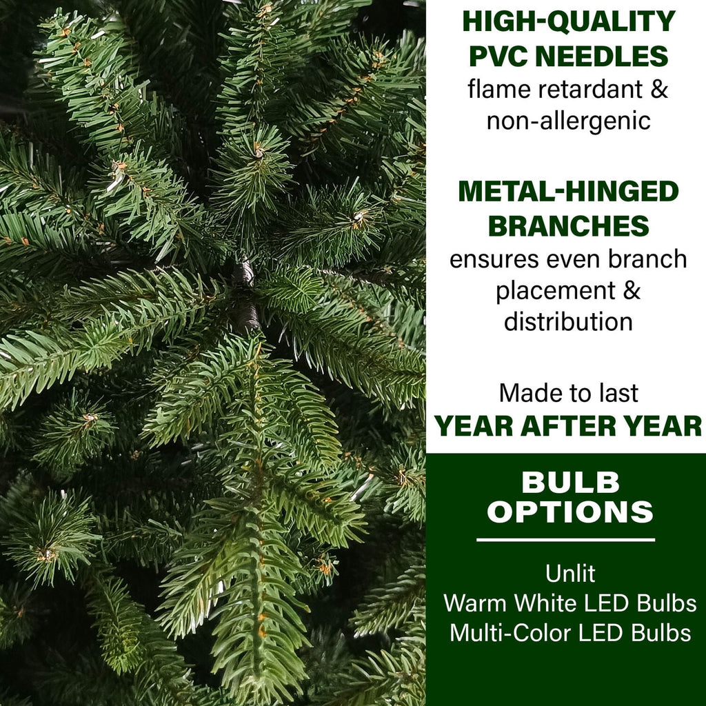 Fraser Hill Farm 9 ft Oregon Pine Christmas Tree, FFOP090-0GR