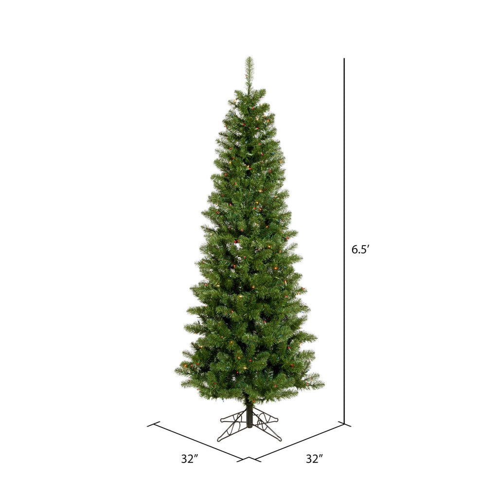 Vickerman 8.5' Salem Pencil Pine Artificial Christmas Tree, Unlit