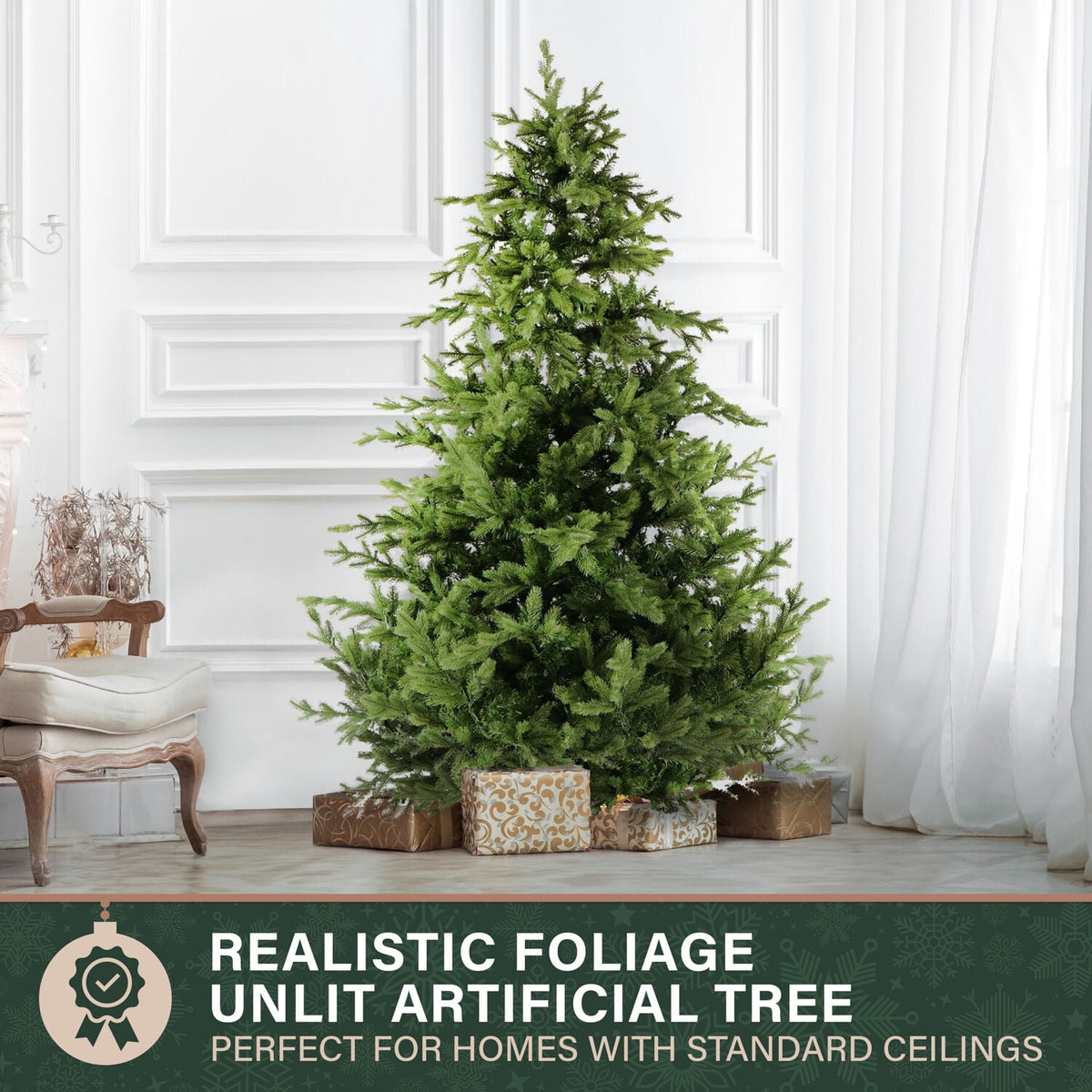 Fraser Hill Farm 6.5-Ft. Foxtail Pine Christmas Tree, FFFX065-0GR