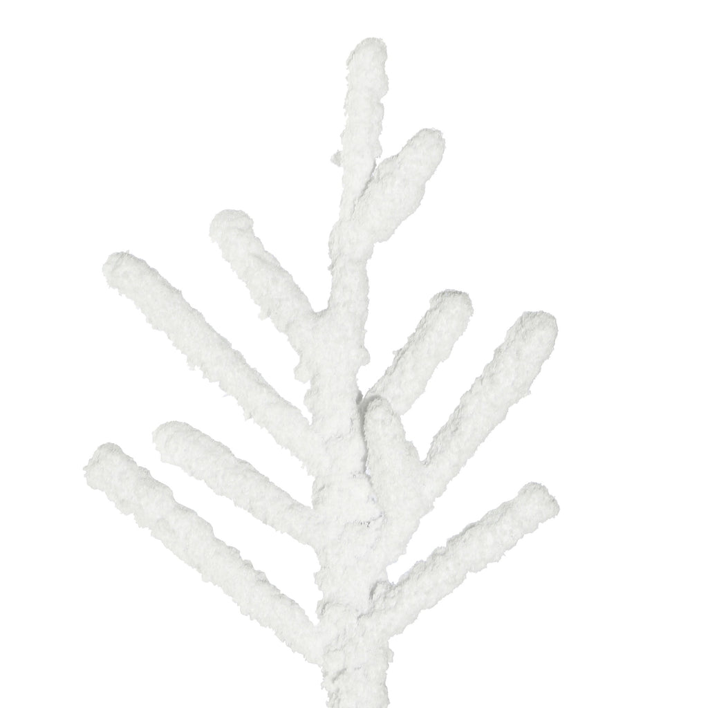 Vickerman 6' x 26" Flocked Kuna Pine Artificial Christmas Tree, Unlit