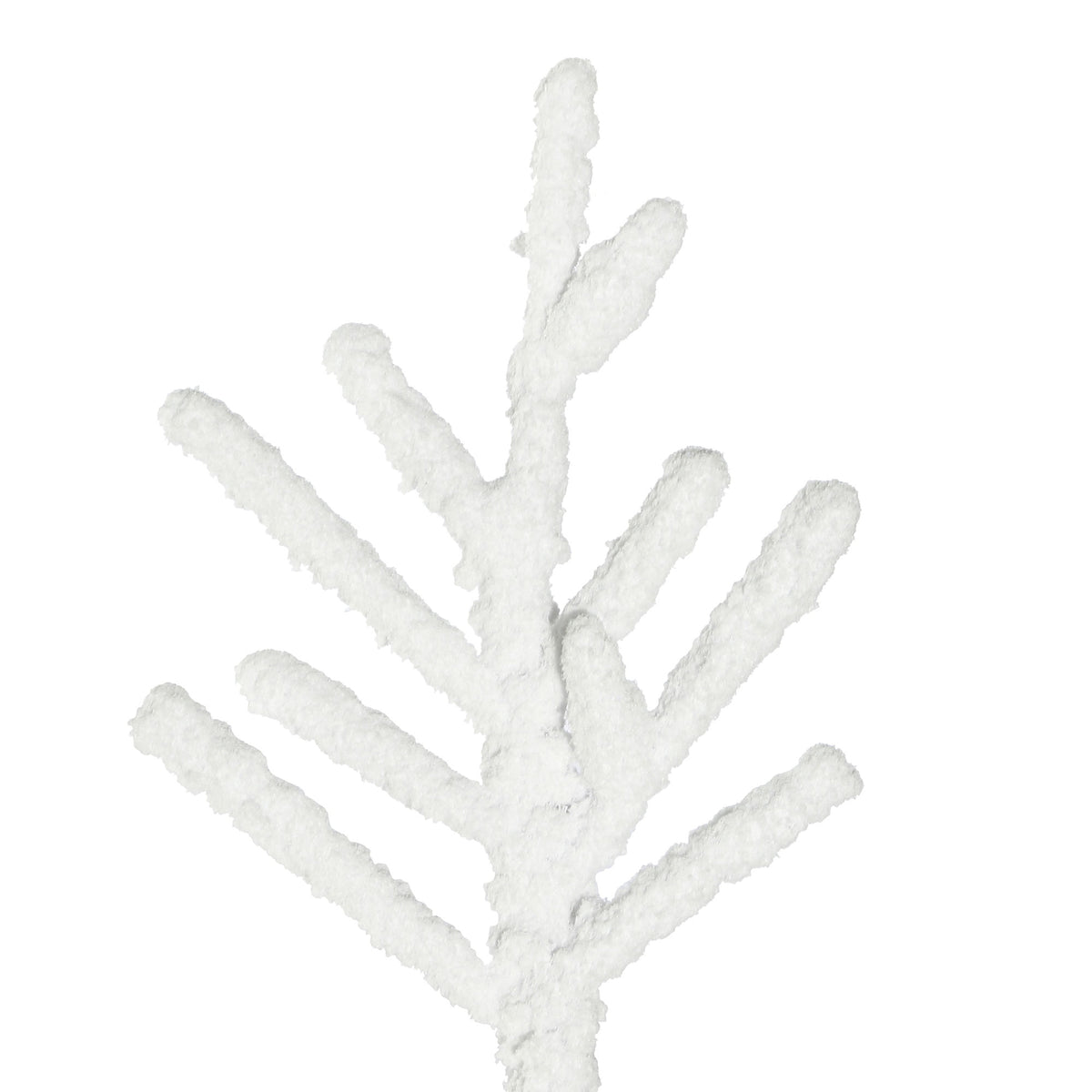 Vickerman 7.5' x 34" Flocked Kuna Pine Artificial Christmas Tree, Unlit