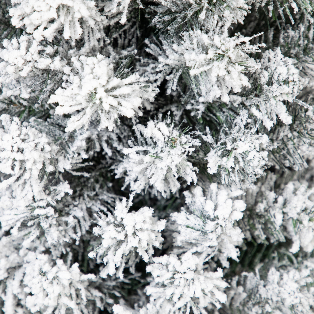 Northlight Pencil Flocked Pine Artificial Christmas Tree - 6' - Unlit